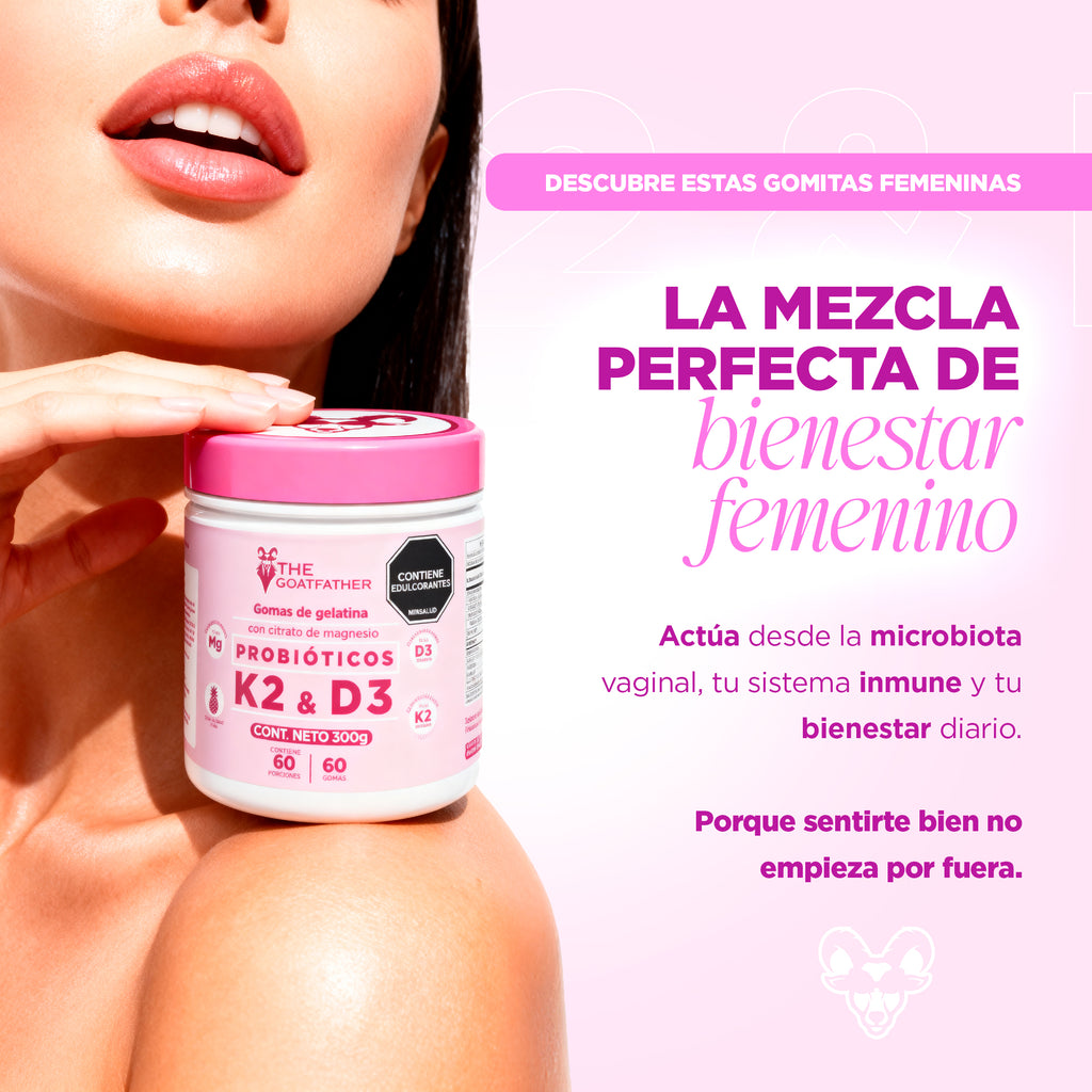 PROBIÓTICOS VAGINALES CON K2 & D3